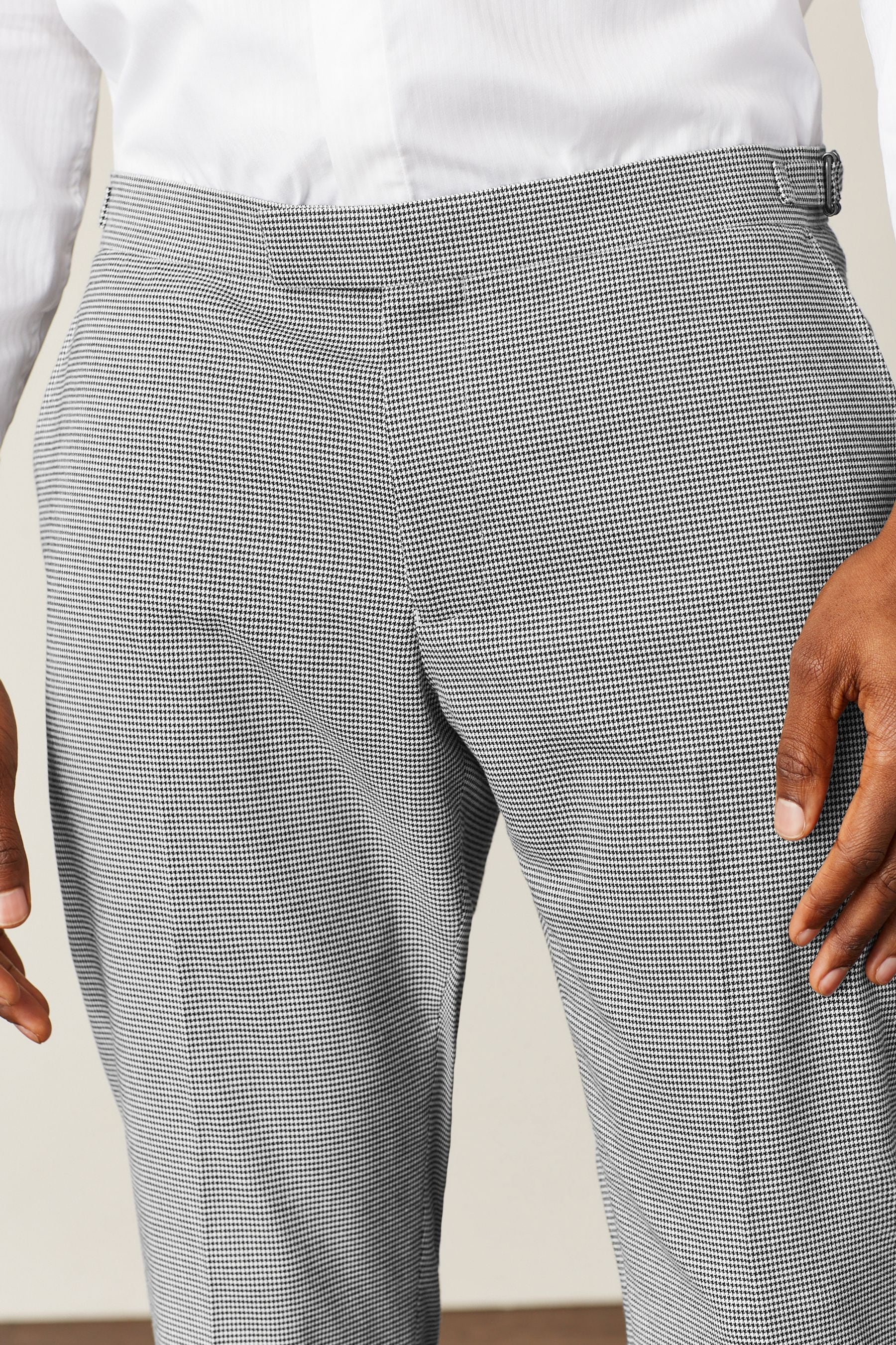 Houndstooth morning trousers top