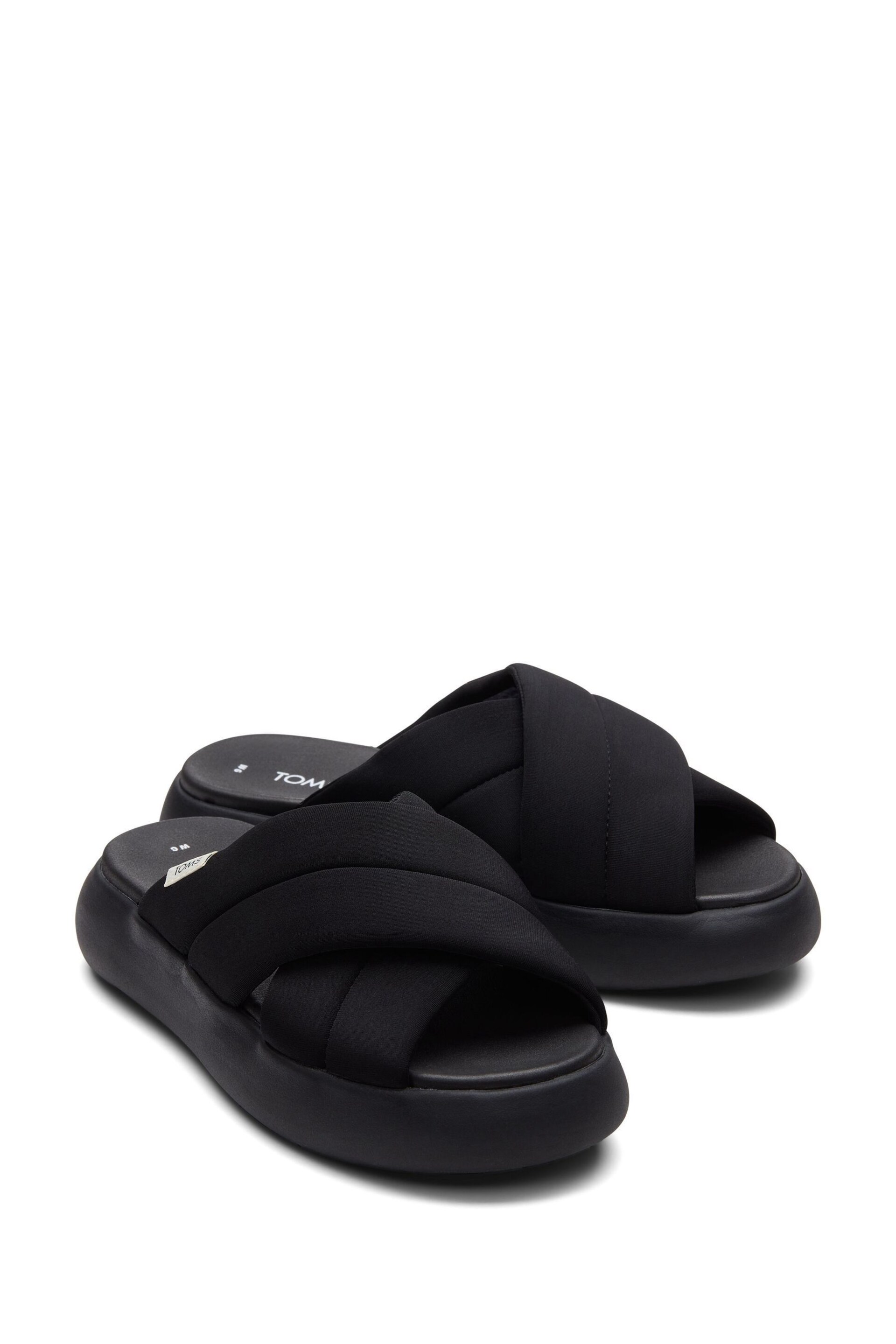 TOMS Vegan Alpagarta Mallow Crossover Sandals - Image 3 of 5