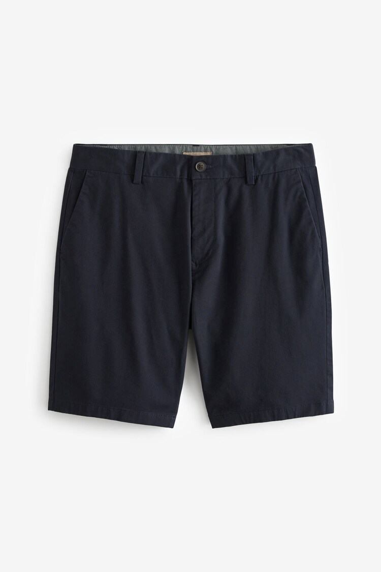 Navy/Charcoal Slim Fit Stretch Chinos Shorts 2 Pack - Image 10 of 14