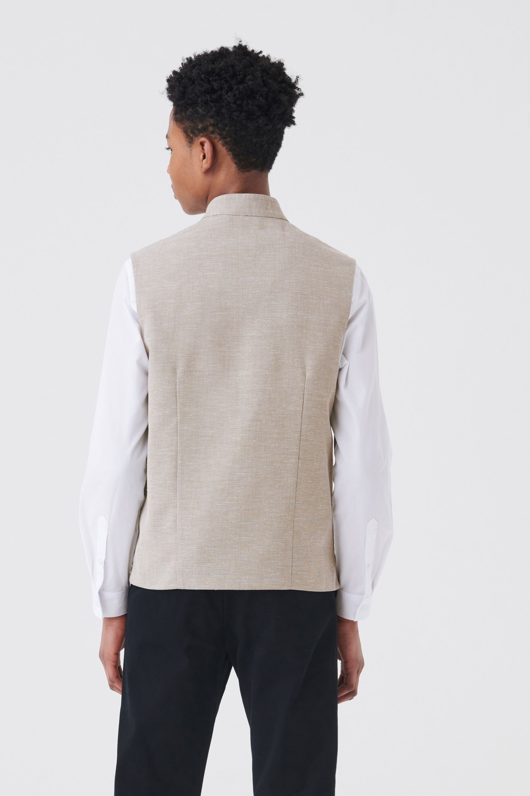 Grandad shirt with waistcoat online