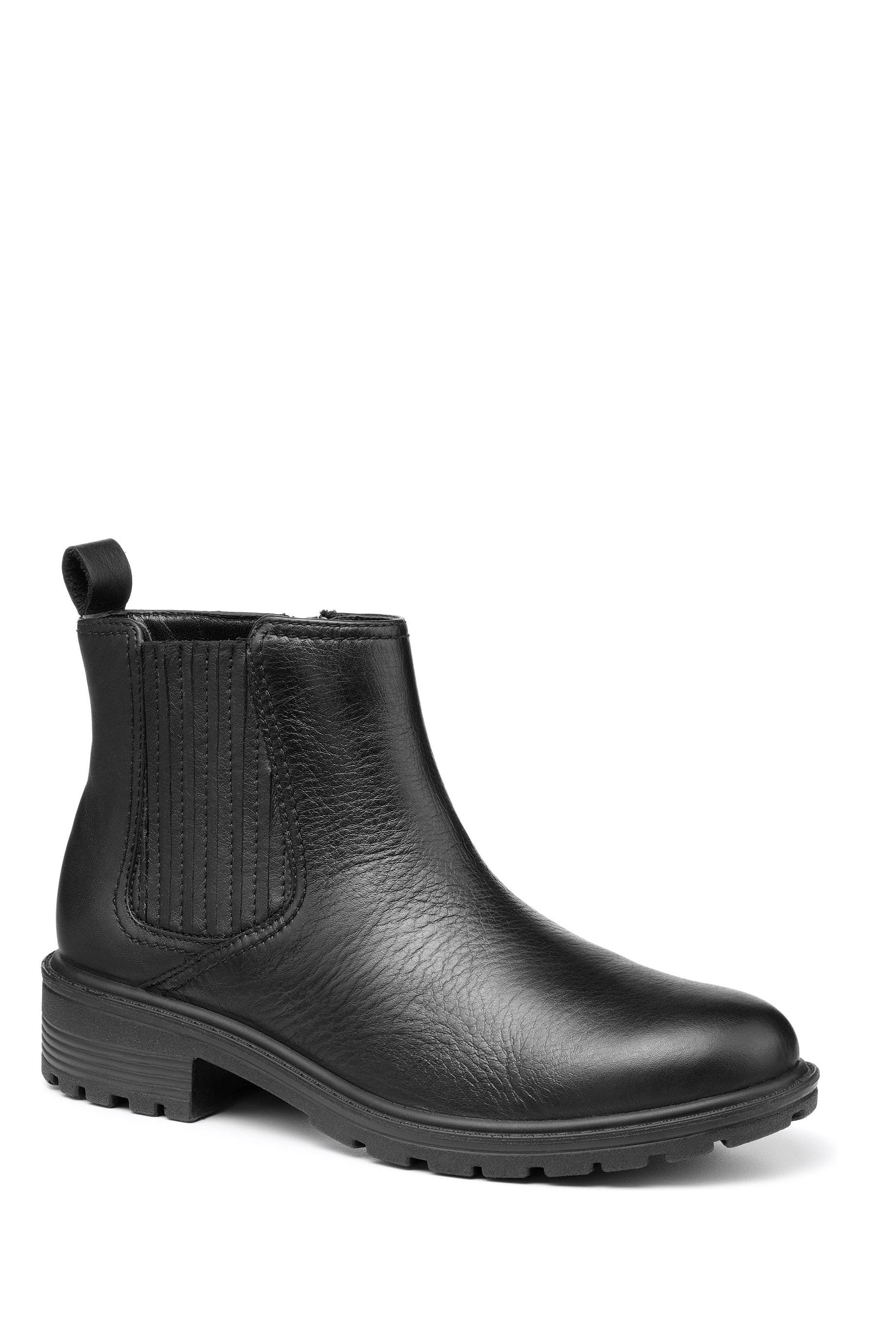 Buy Hotter Black Kew Wide Fit Slip On Ankle Boots from the Next UK online shop