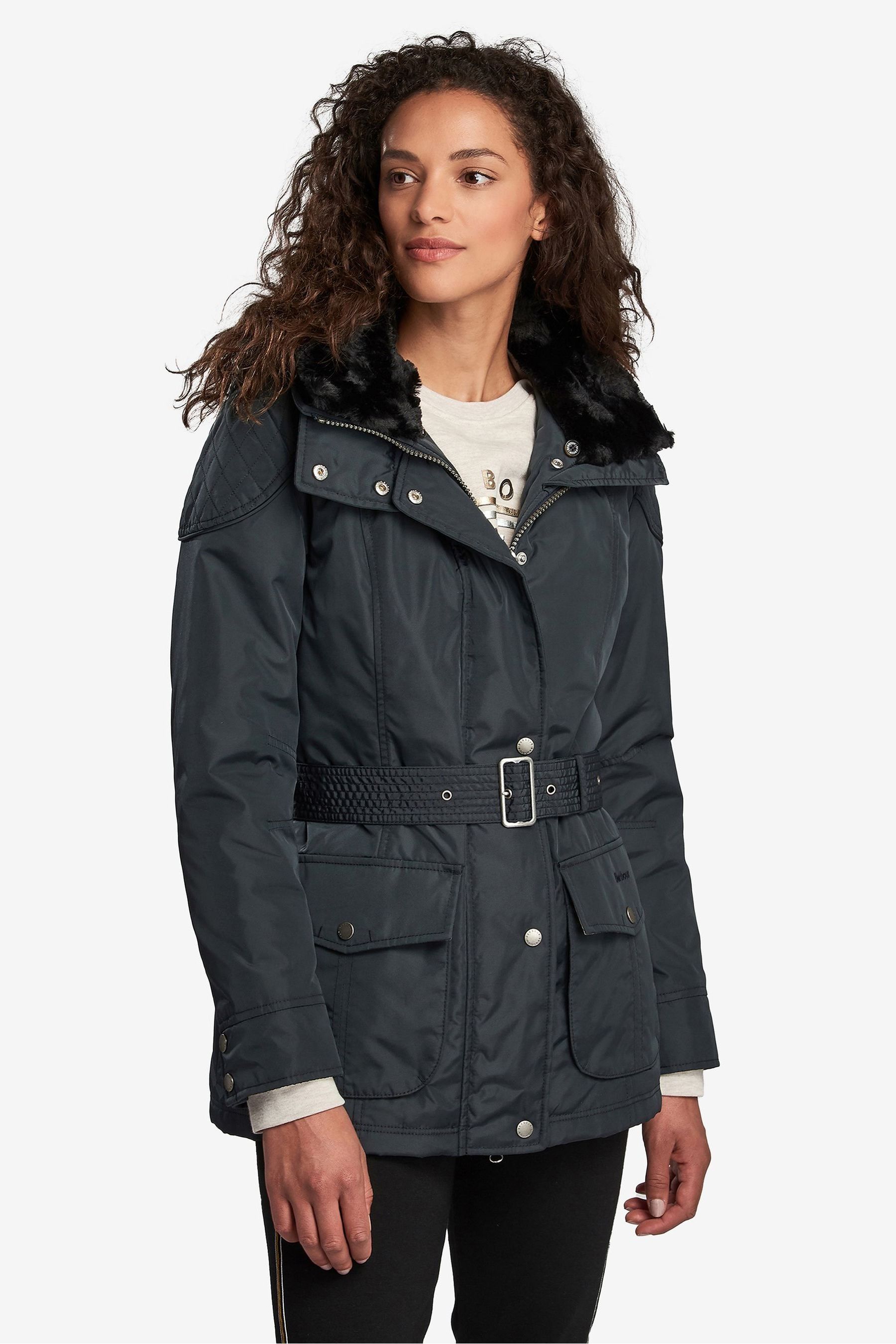 Barbour outlaw jacket black hot sale