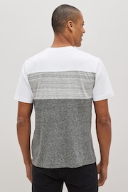 Grey Regular Fit Block T-Shirt - Image 2 of 5