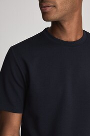 Reiss Bradley Melange Crew Neck T-Shirt - Image 3 of 3
