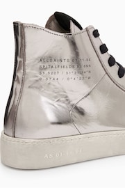 AllSaints Silver Tana High Top Shoes - Image 4 of 5