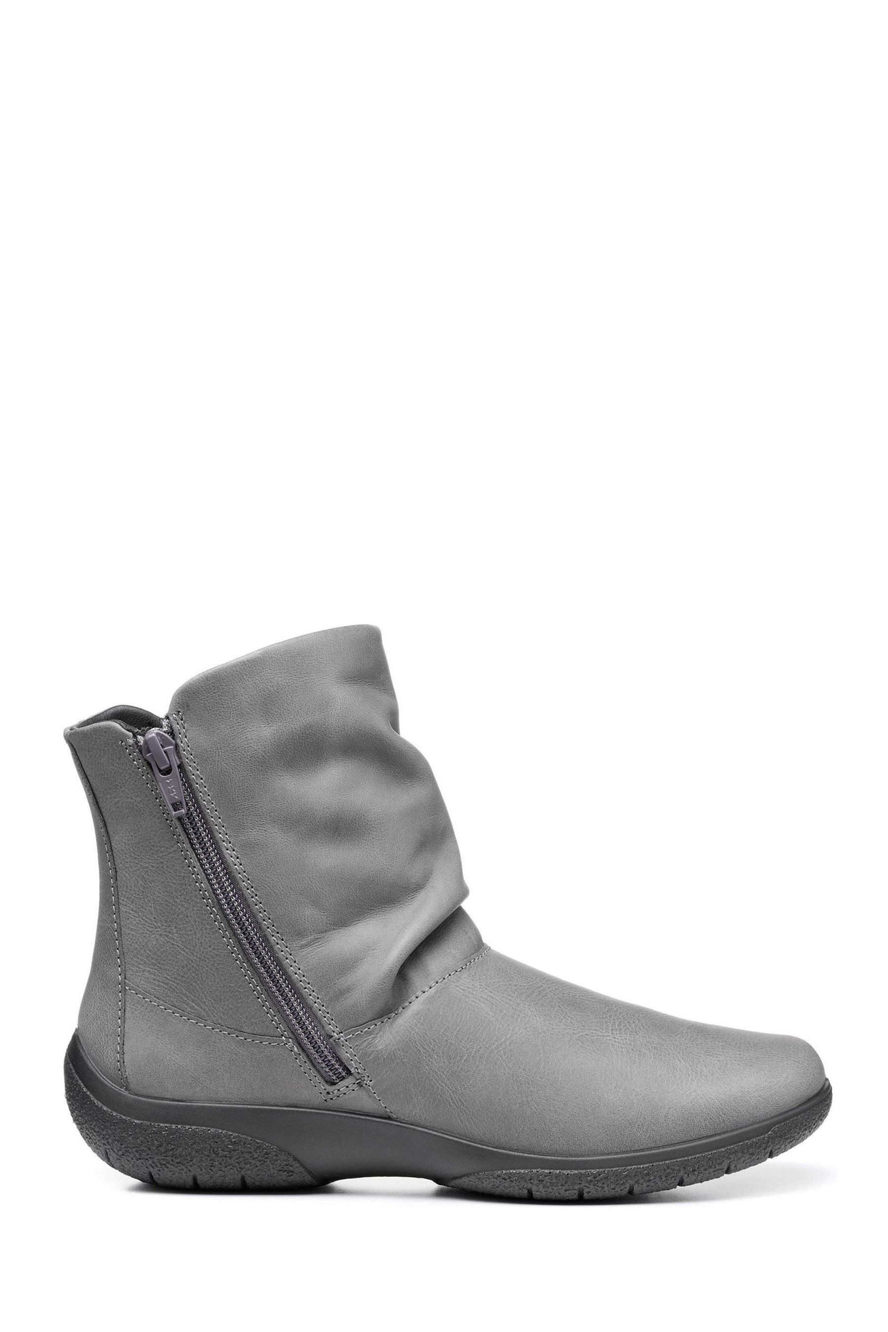 Buy Hotter Grey Whisper Extra Wide Fit Zip Ankle Boots from the Next UK online shop