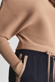 Reiss Lorna Asymmetric Knitted Top - Image 4 of 5