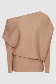 Reiss Lorna Asymmetric Knitted Top - Image 5 of 5