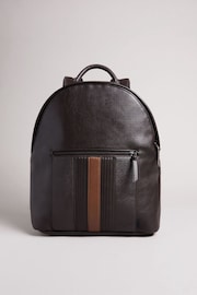 Ted Baker Brown Esentle Striped Backpack - Image 1 of 5