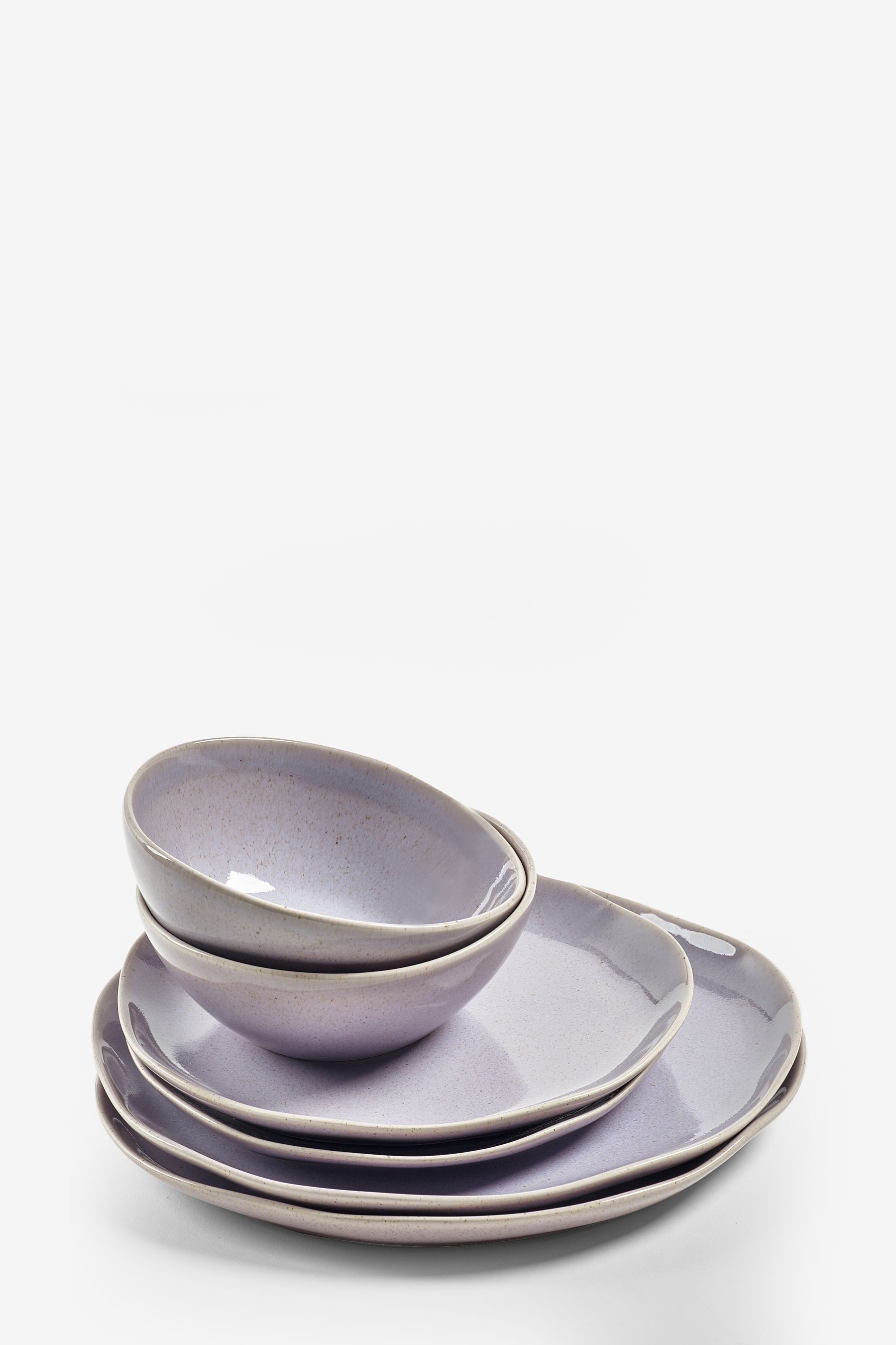 Buy Lilac Purple Bella 12 Piece Dinner Set from Next Luxembourg