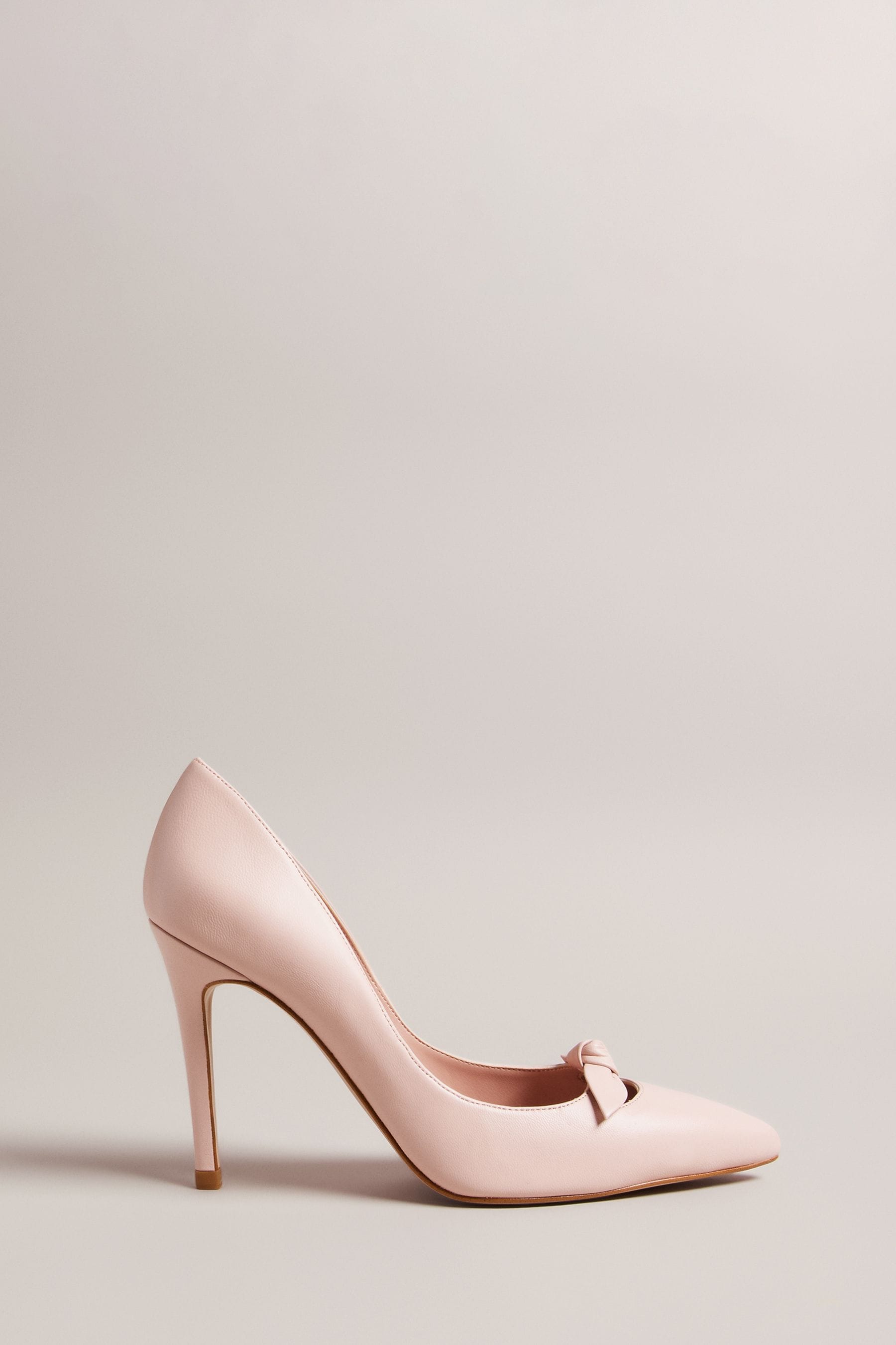 Buy Ted Baker Pink Teliah Pointed Bow 100mm Court Heels from Next Luxembourg