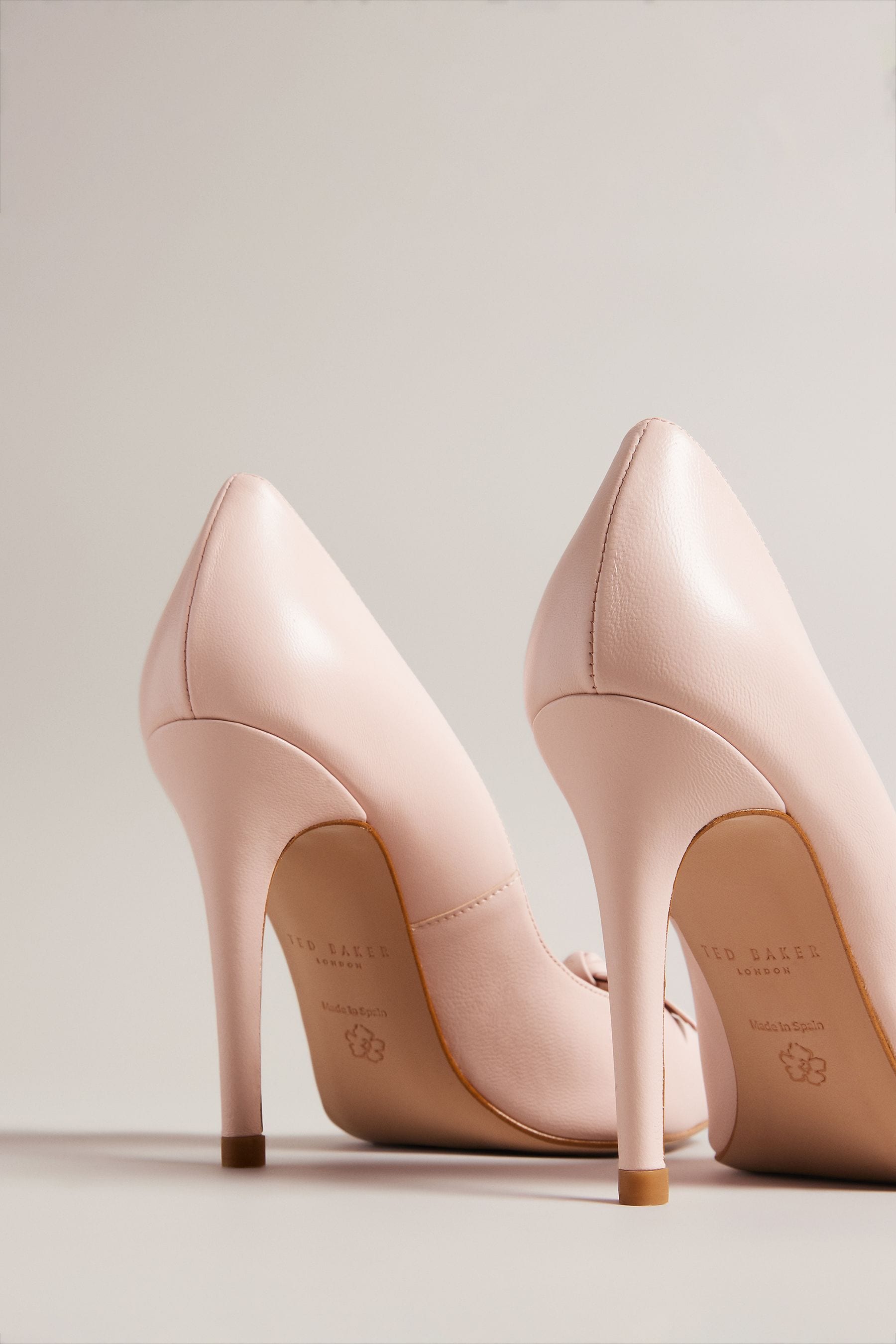 Buy Ted Baker Pink Teliah Pointed Bow 100mm Court Heels from Next Luxembourg