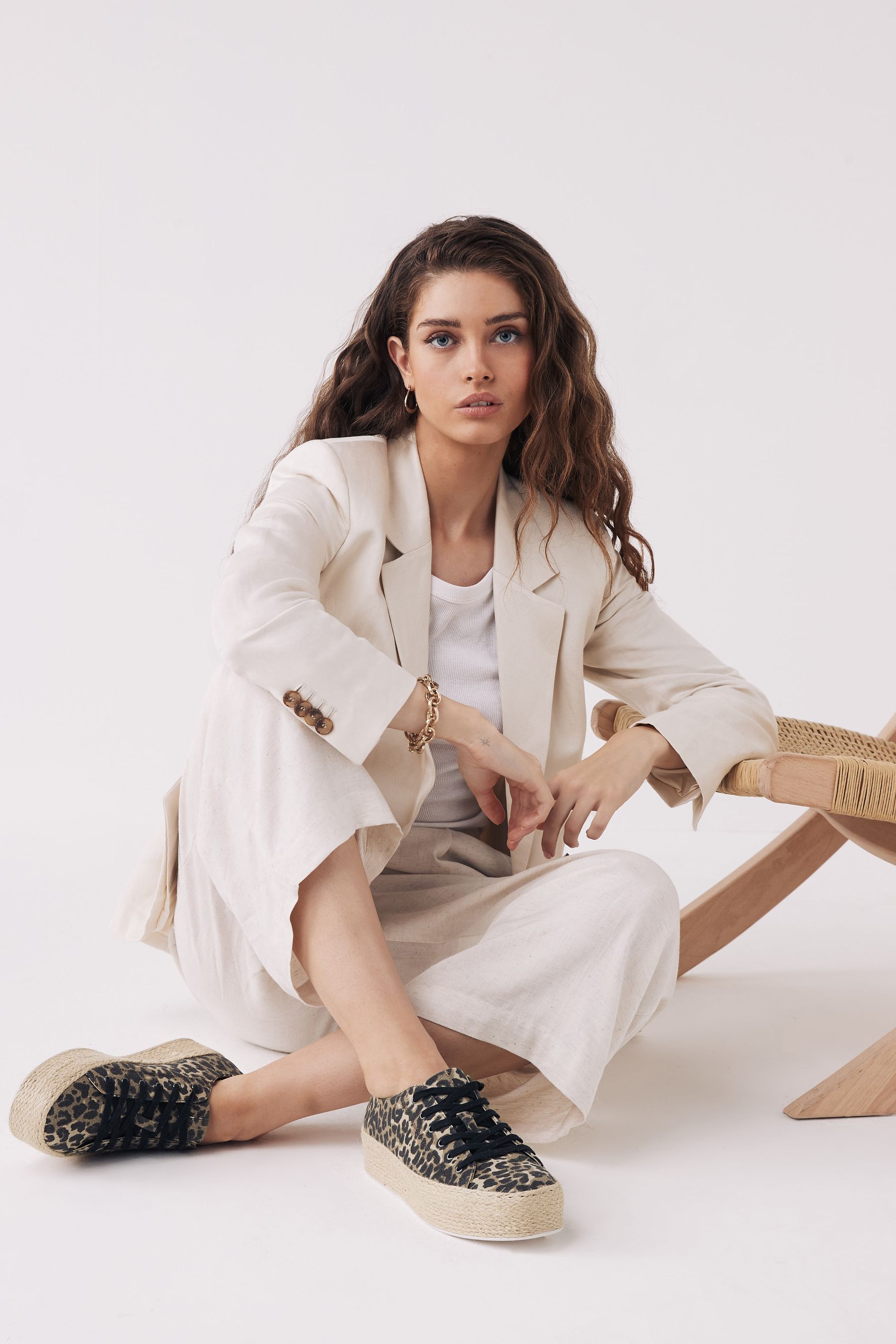 Espadrille flatform trainers cheap