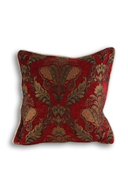 Riva Paoletti Burgundy Red Shiraz Jacquard Polyester Filled Cushion - Image 1 of 1