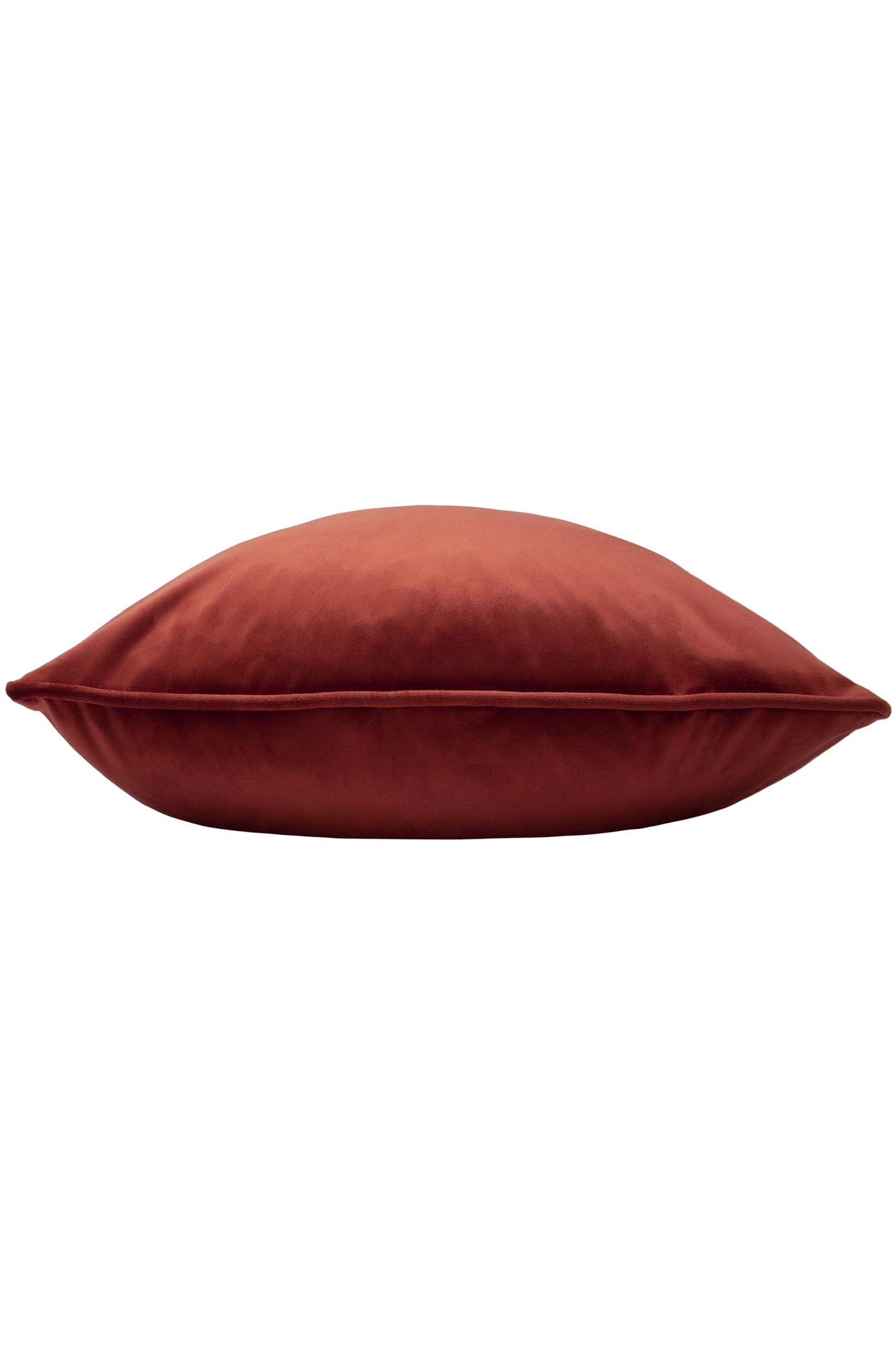 Evans Lichfield Sunset Orange Opulence Velvet Polyester Filled Cushion - Image 2 of 2