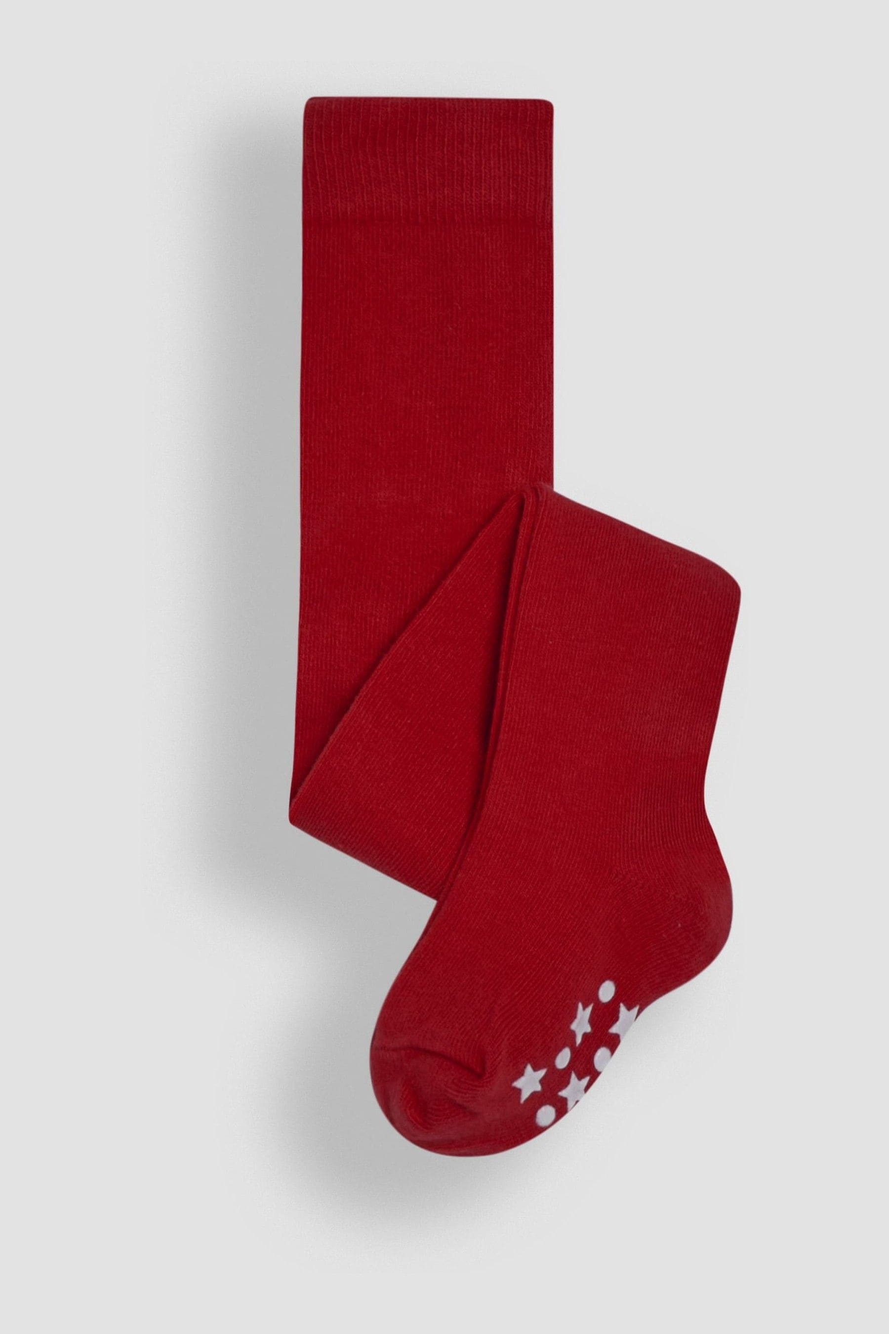 Buy JoJo Maman Bebe Bright Red Cotton Rich Tights from Next Luxembourg