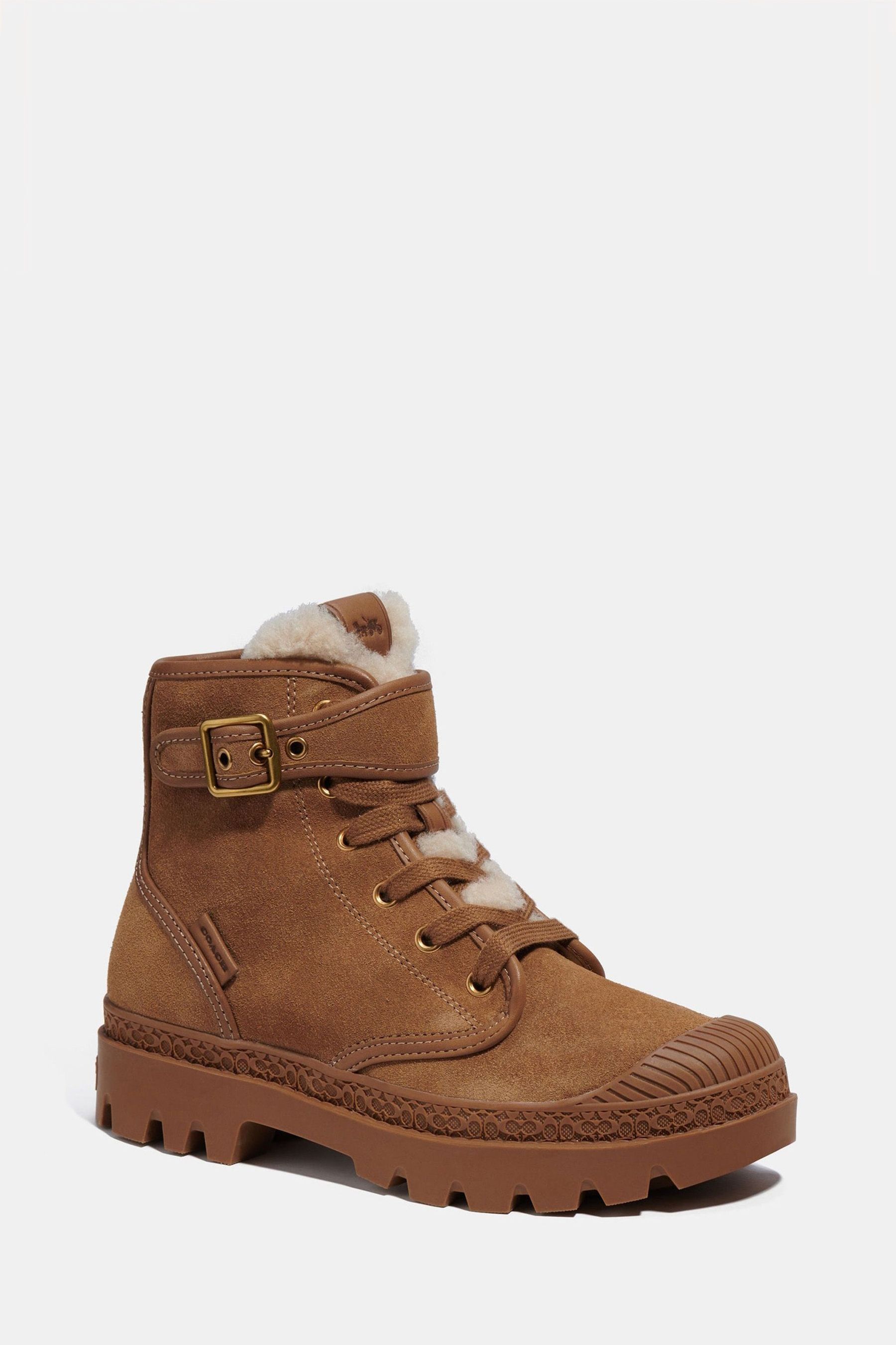 Coach suede boots clearance