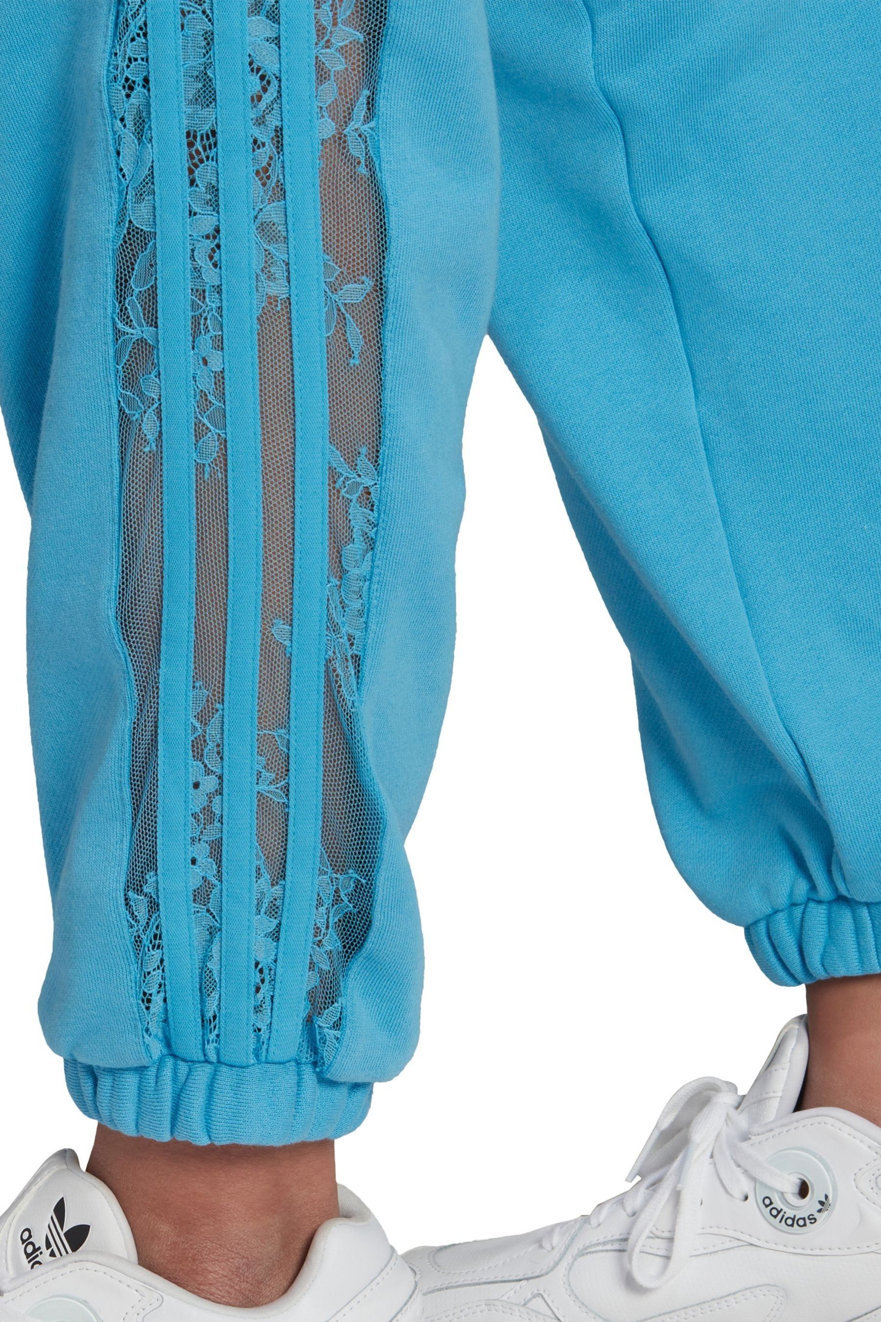 Buy adidas Originals Blue Lace 3 Stripe Joggers from Next Latvia