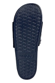 adidas Blue Sportswear Adilette Comfort Sandals - Image 2 of 5