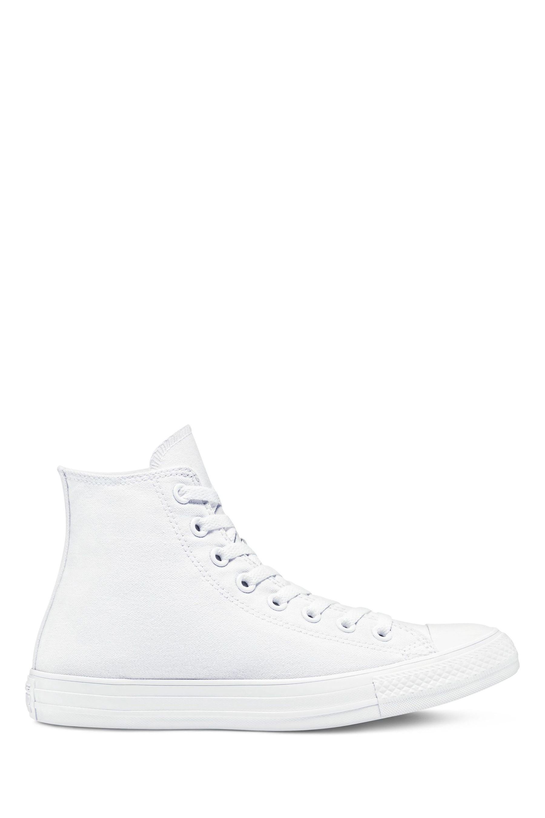 Womens all white high top converse store