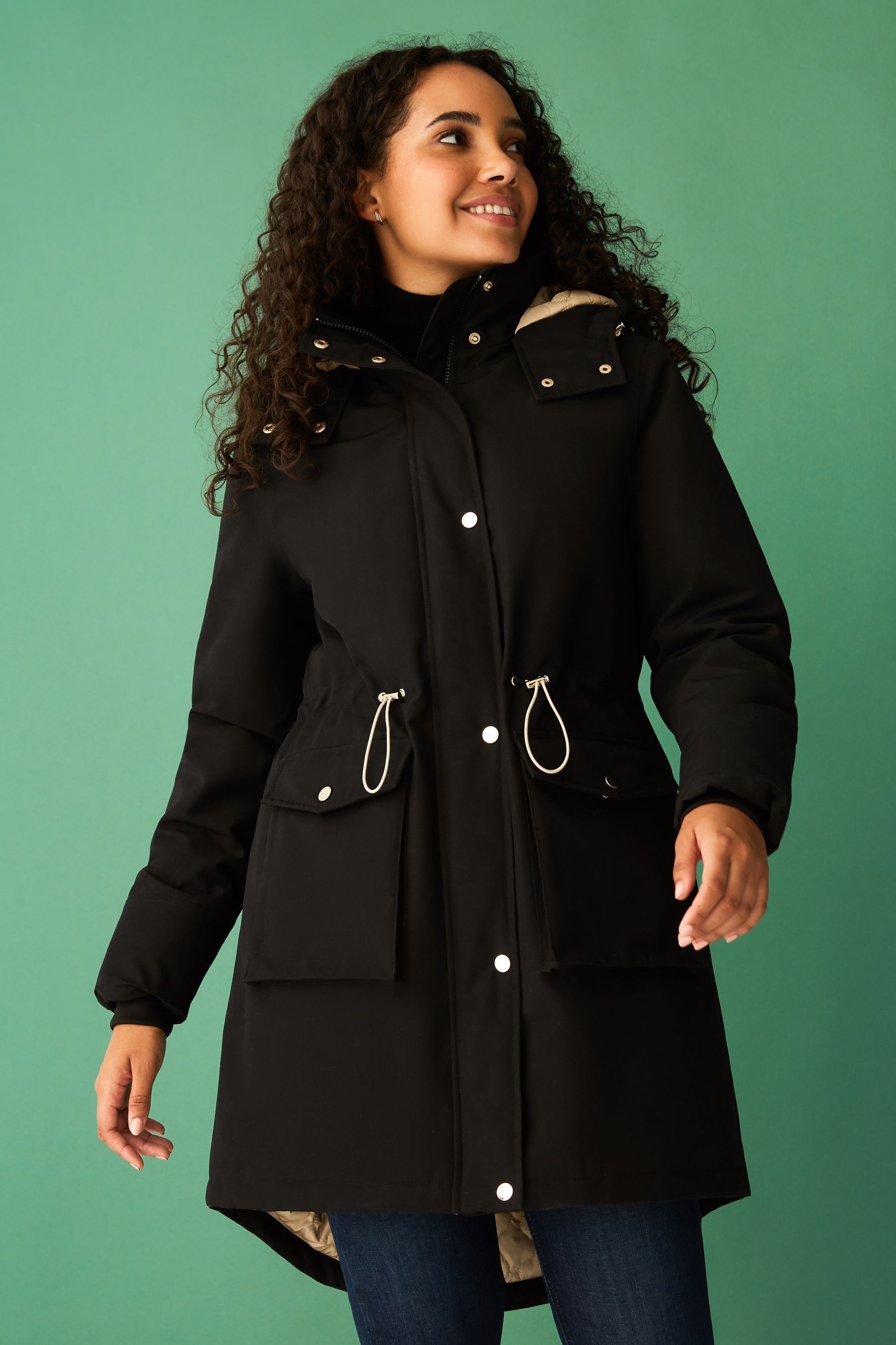 F&f black coat shop