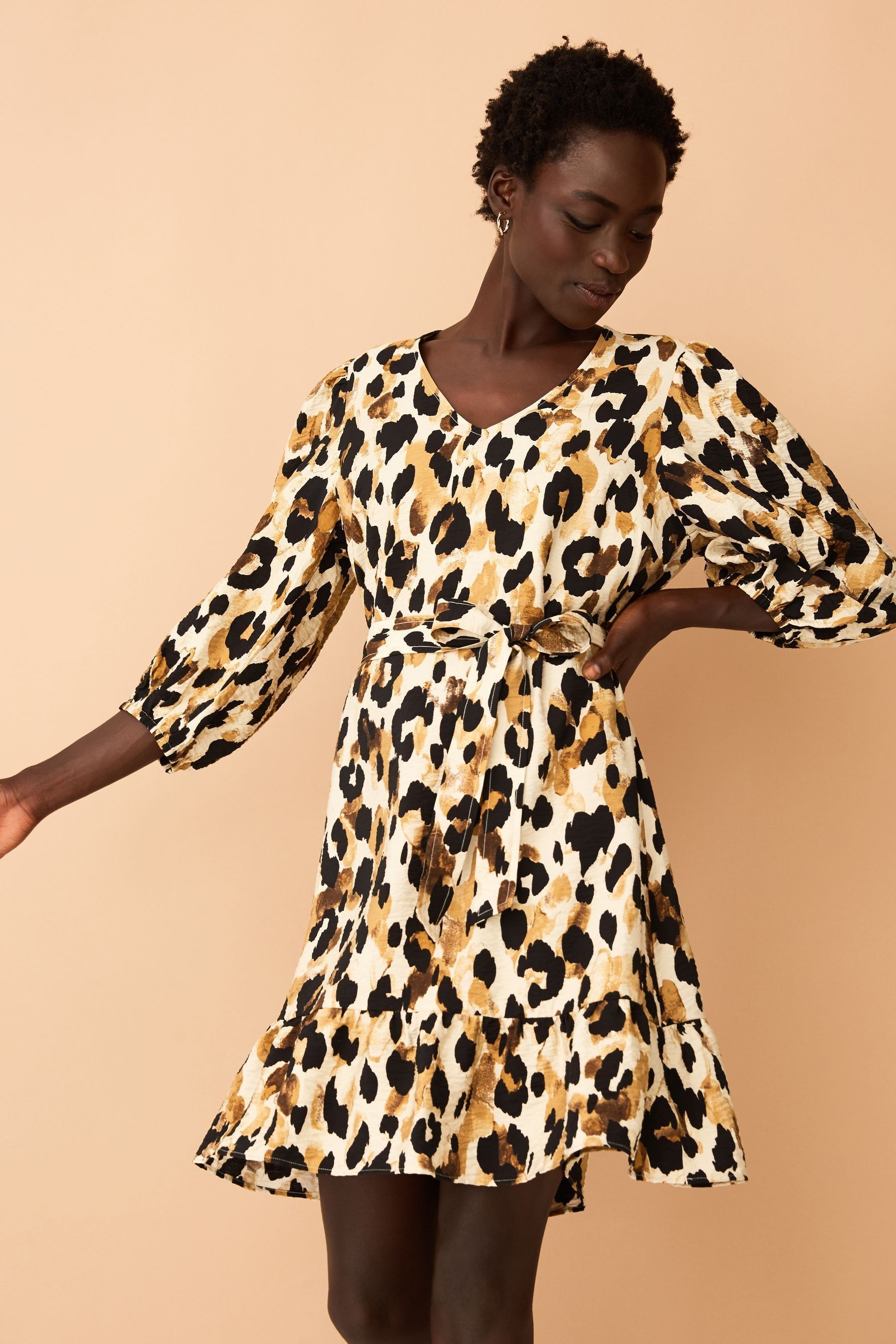 F&f zebra print dress sale