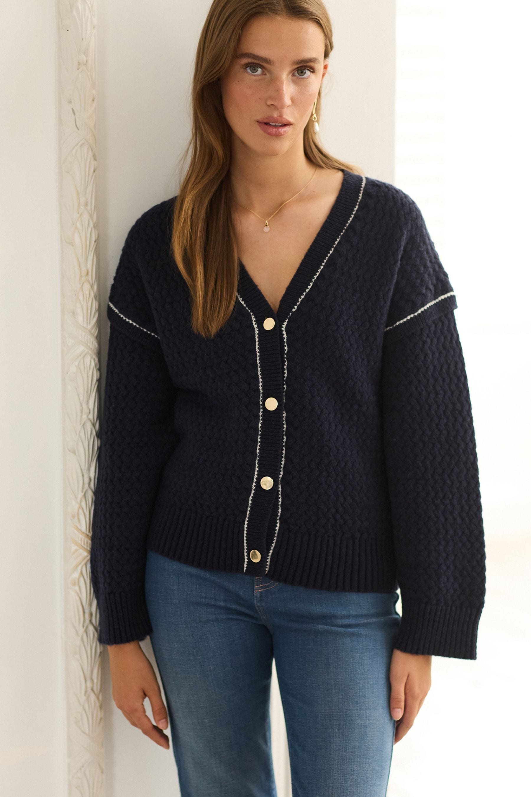 Next navy cardigans store