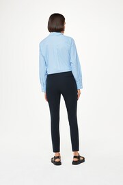 Whistles Blue Super Stretch Trousers - Image 2 of 5