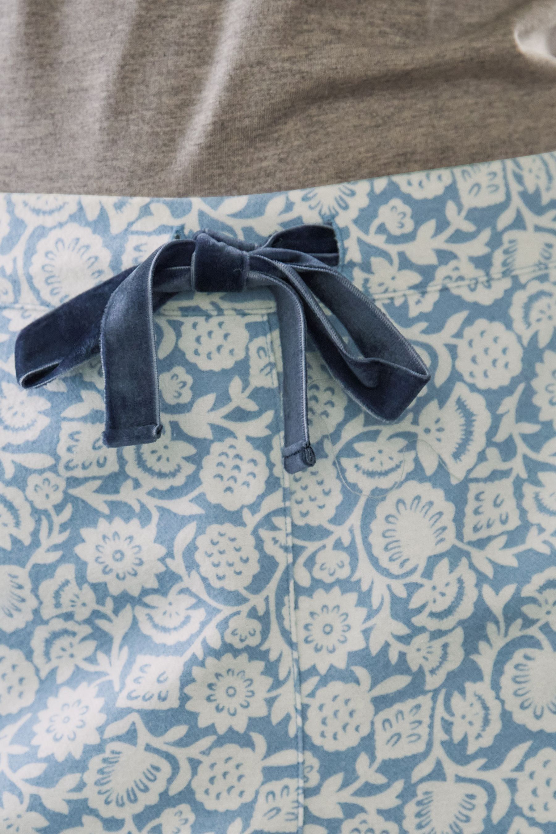 Buy Boden Natural Chrome Vanessa Cosy 100 Cotton Pyjama Bottoms from Next Luxembourg