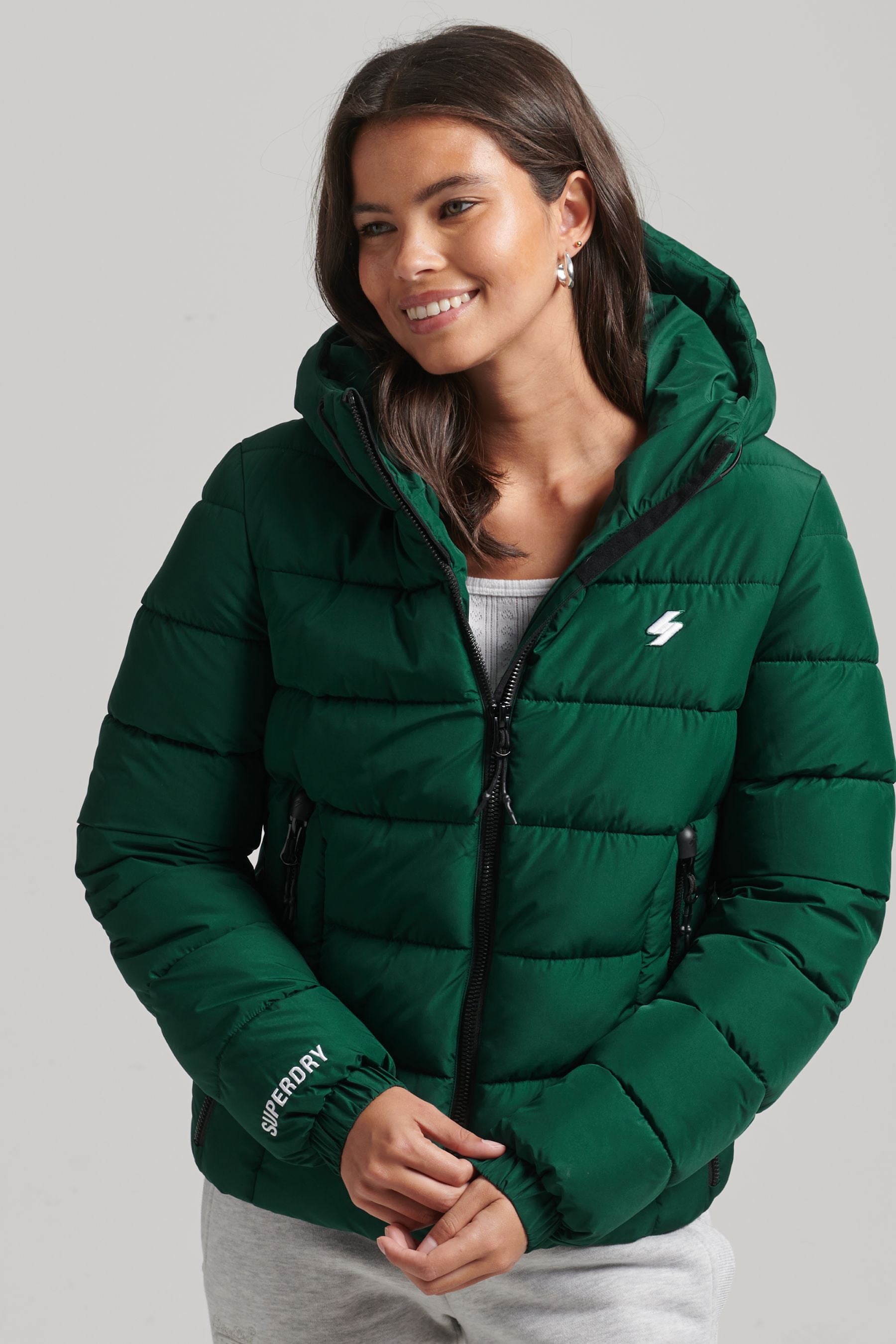 Superdry sports padded jacket store