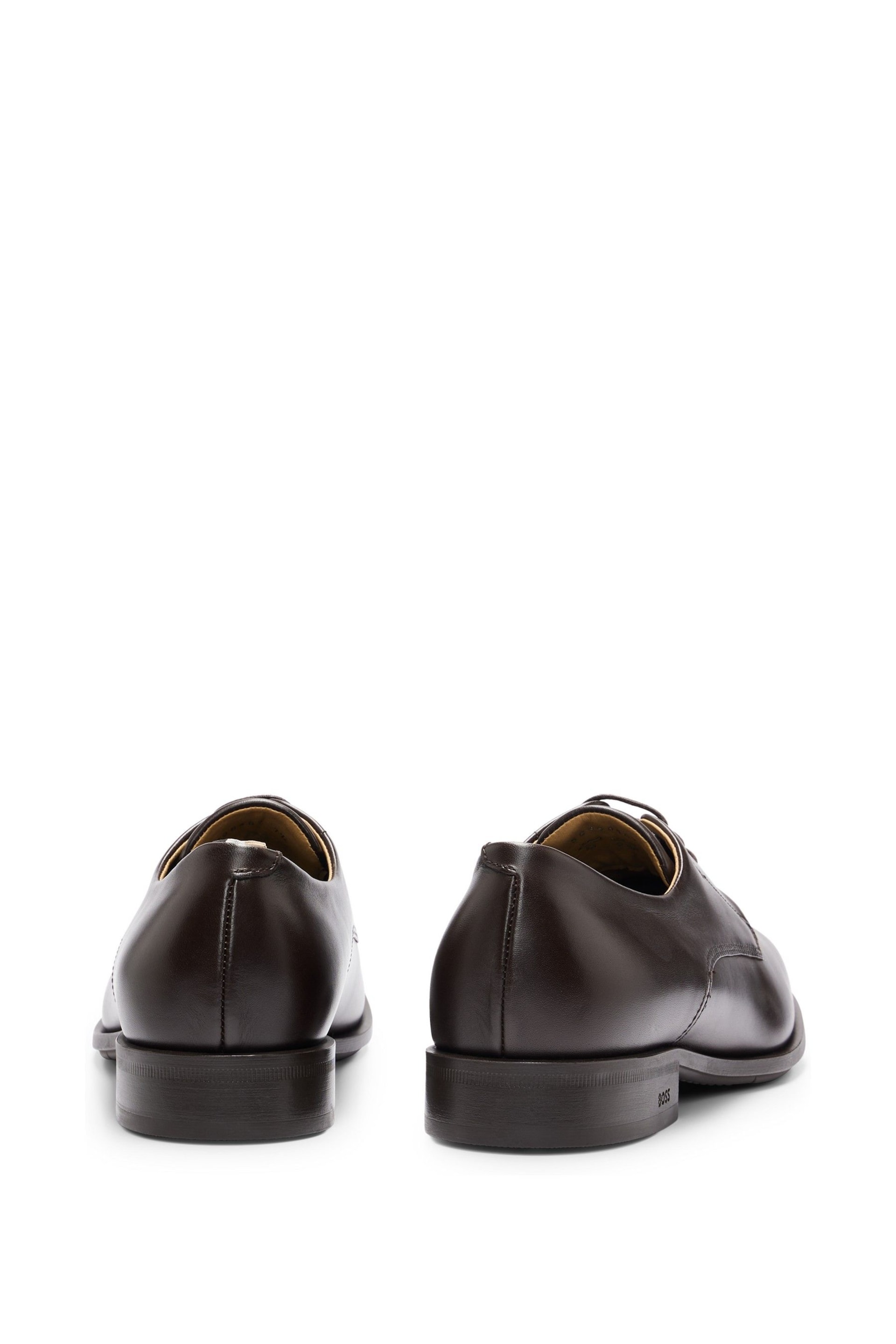 BOSS Brown Colby Leather Derby Shoes - Image 3 of 3