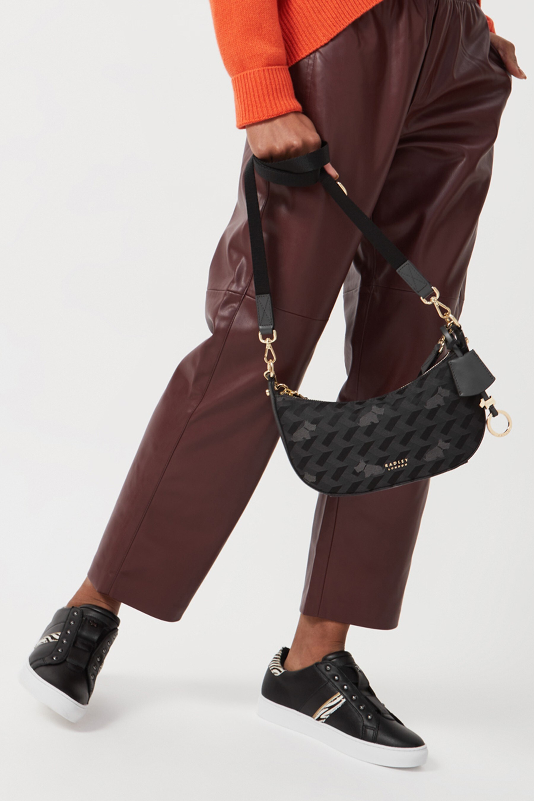 Buy Radley London Finsbury Park Geo Dog Jacquard Small Shoulder Bag from Next Ireland