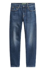 Superdry Blue Organic Cotton Slim Jeans - Image 9 of 9