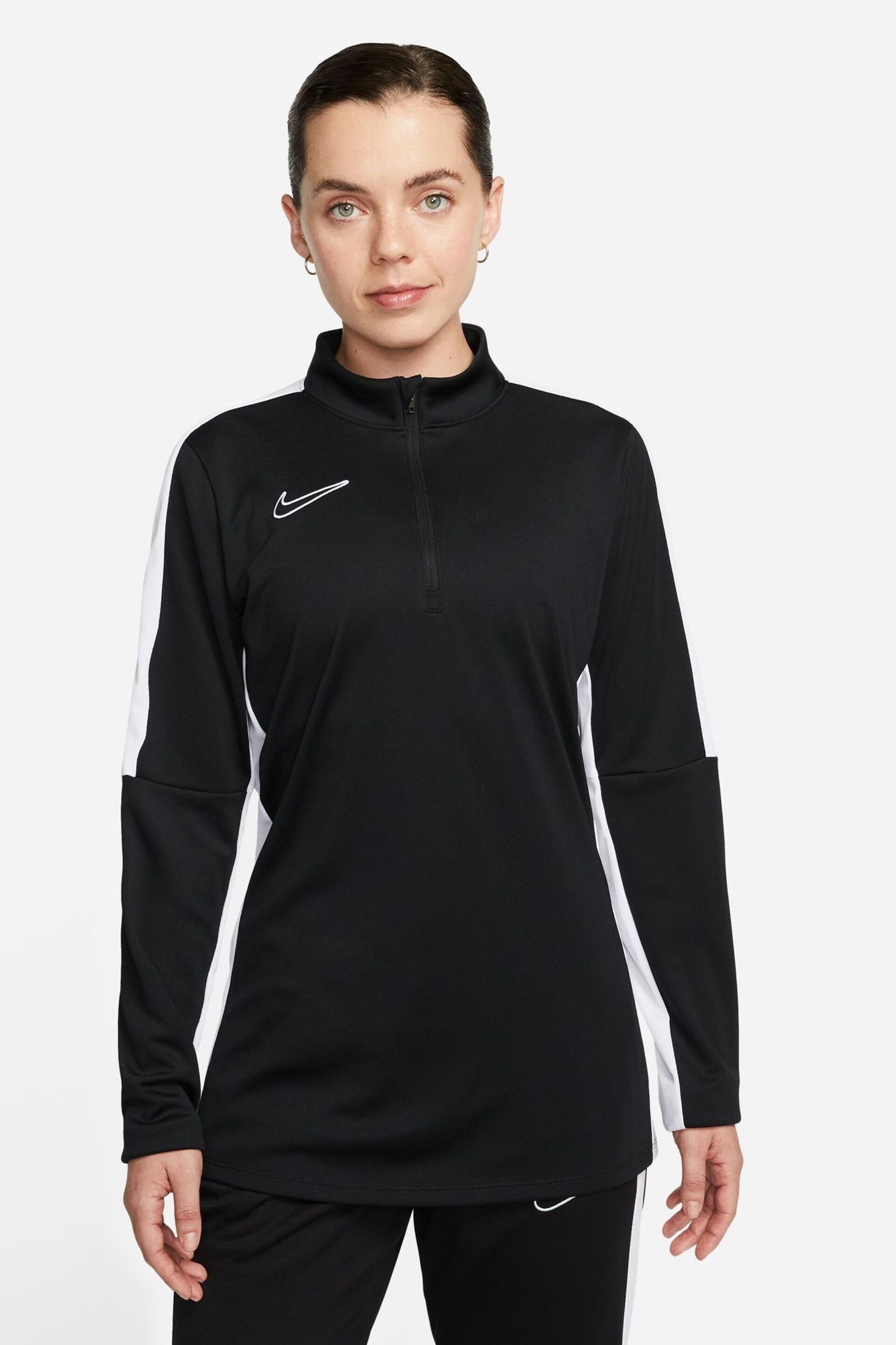 Nike Black/White Dri-FIT Academy Drill Training Top - Image 1 of 5
