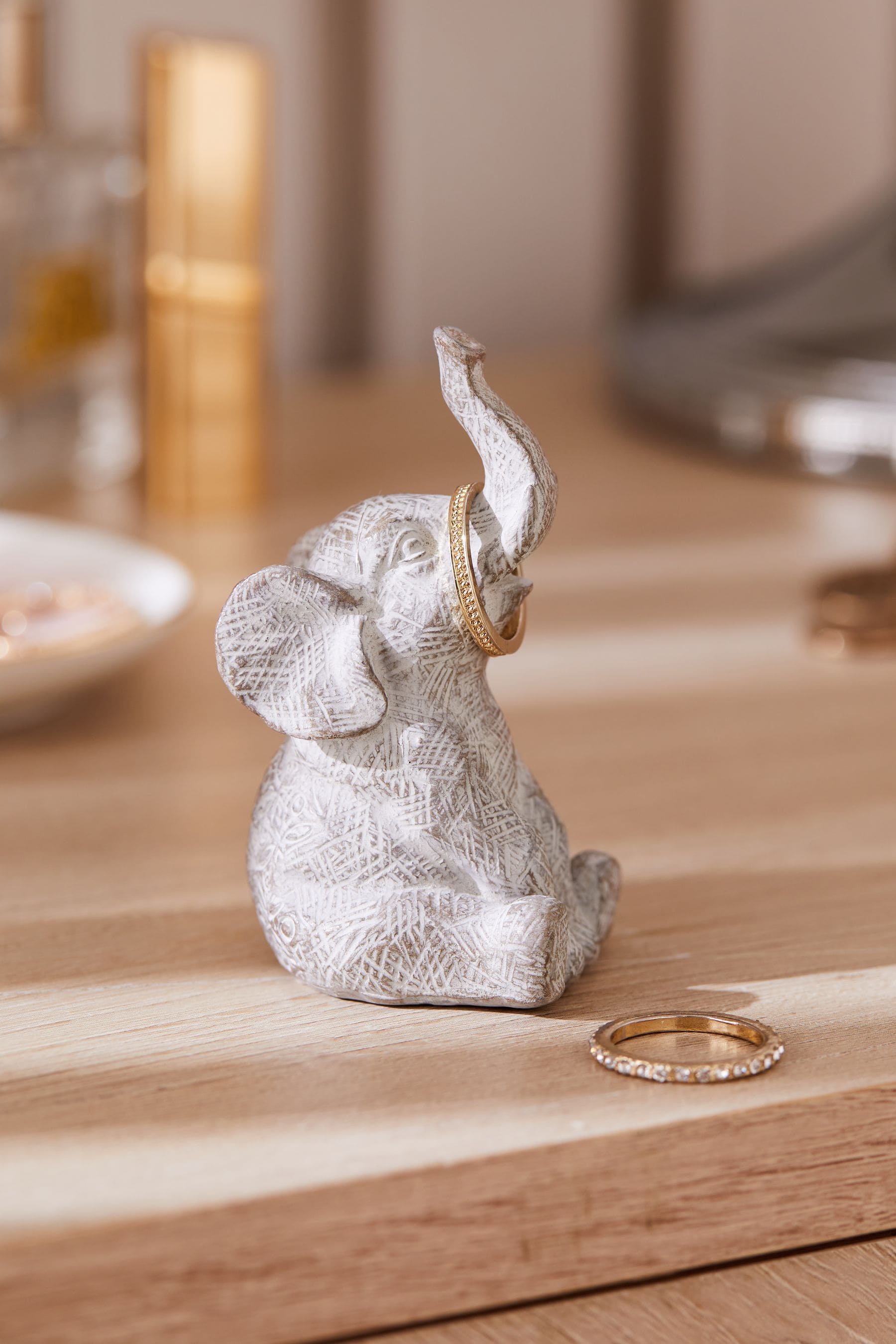 Buy Grey Elephant Jewellery Ring Holder from Next Luxembourg