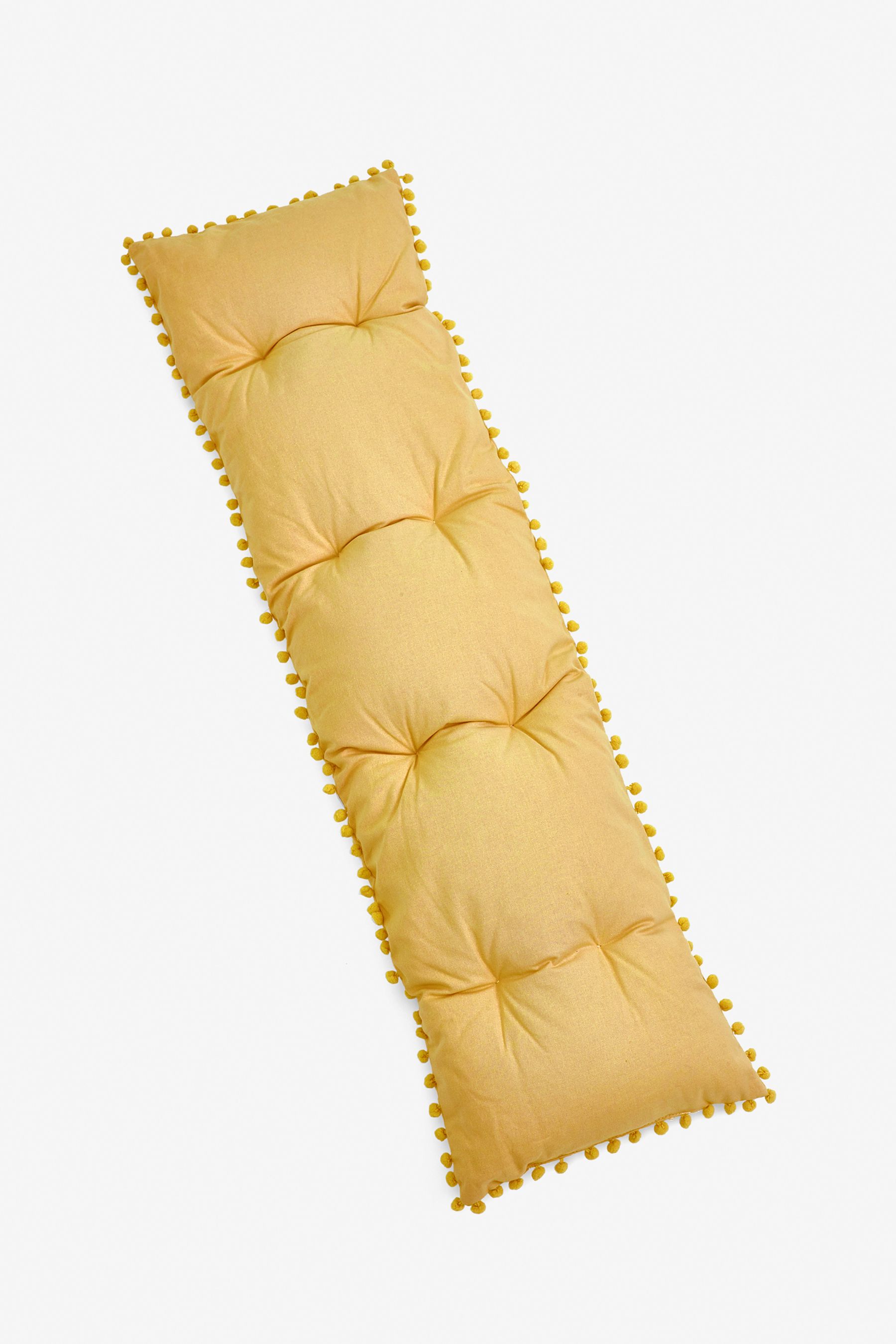 Pom pom bench seat pad sale