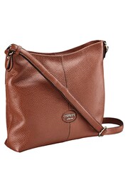 OSPREY LONDON Grainy Hide Leather Rita Cross-Body Bag - Image 3 of 5