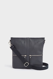 OSPREY LONDON Grainy Hide Leather Levisham Cross-Body Bag - Image 1 of 6