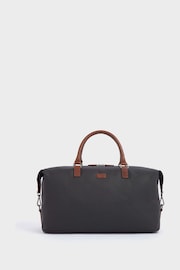 OSPREY LONDON Waxed Canvas & Glazed Calf Leather Grantham Weekend Holdall Bag - Image 1 of 7