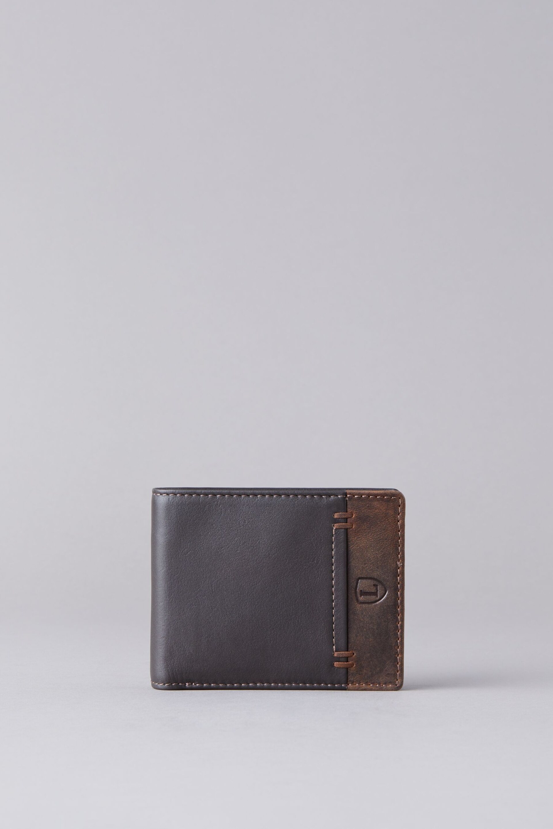 Lakeland Leather Brown Stitch Leather Bi-Fold Wallet - Image 3 of 7