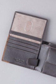 Lakeland Leather Brown Stitch Leather Bi-Fold Wallet - Image 5 of 7
