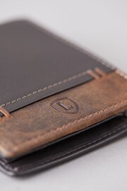 Lakeland Leather Brown Stitch Leather Bi-Fold Wallet - Image 7 of 7