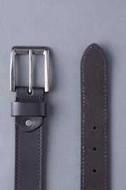 Lakeland Leather Black Eskdale Leather Belt - Image 3 of 3