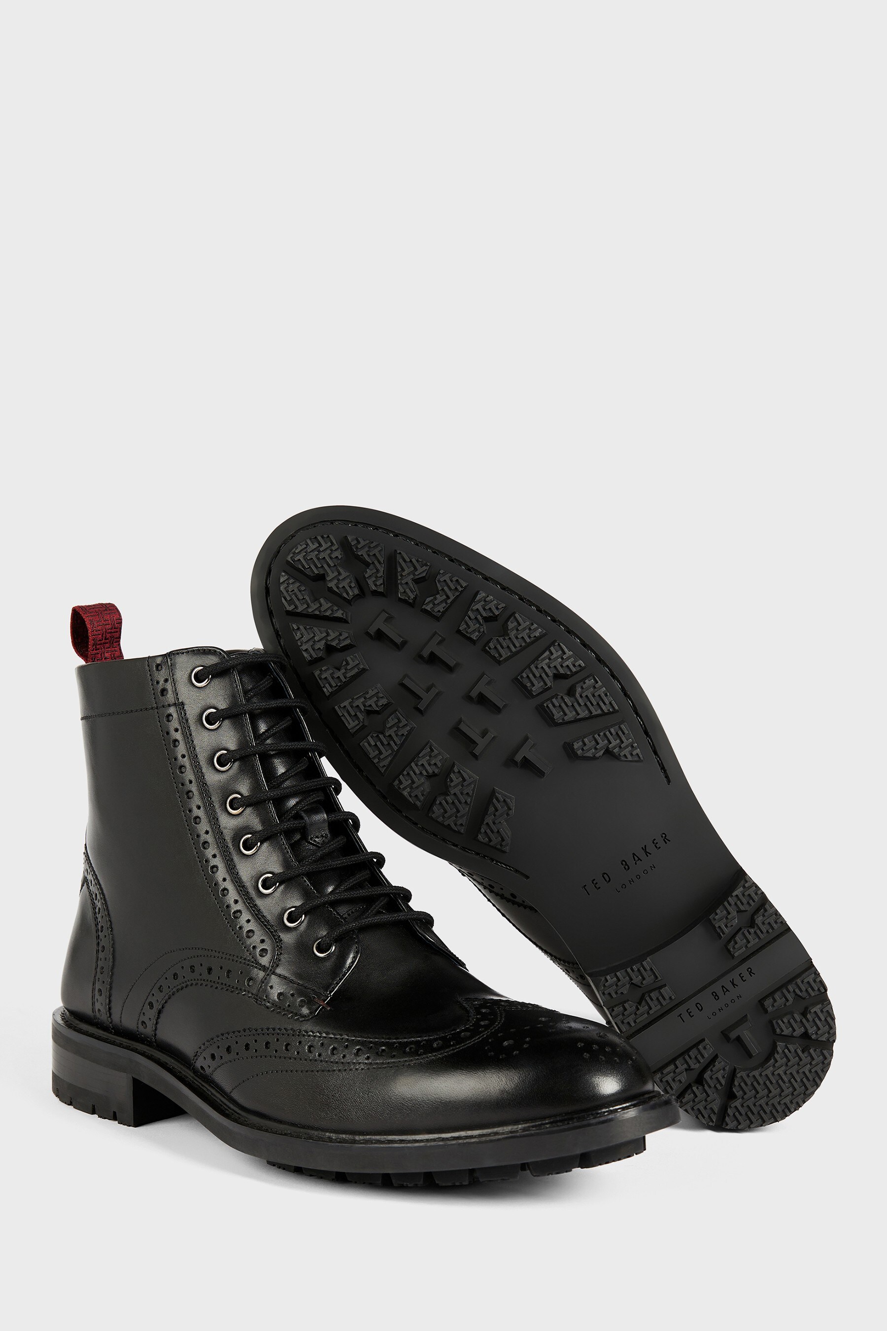 Buy Ted Baker Wadelan Lace Up Leather Boots from Next Luxembourg
