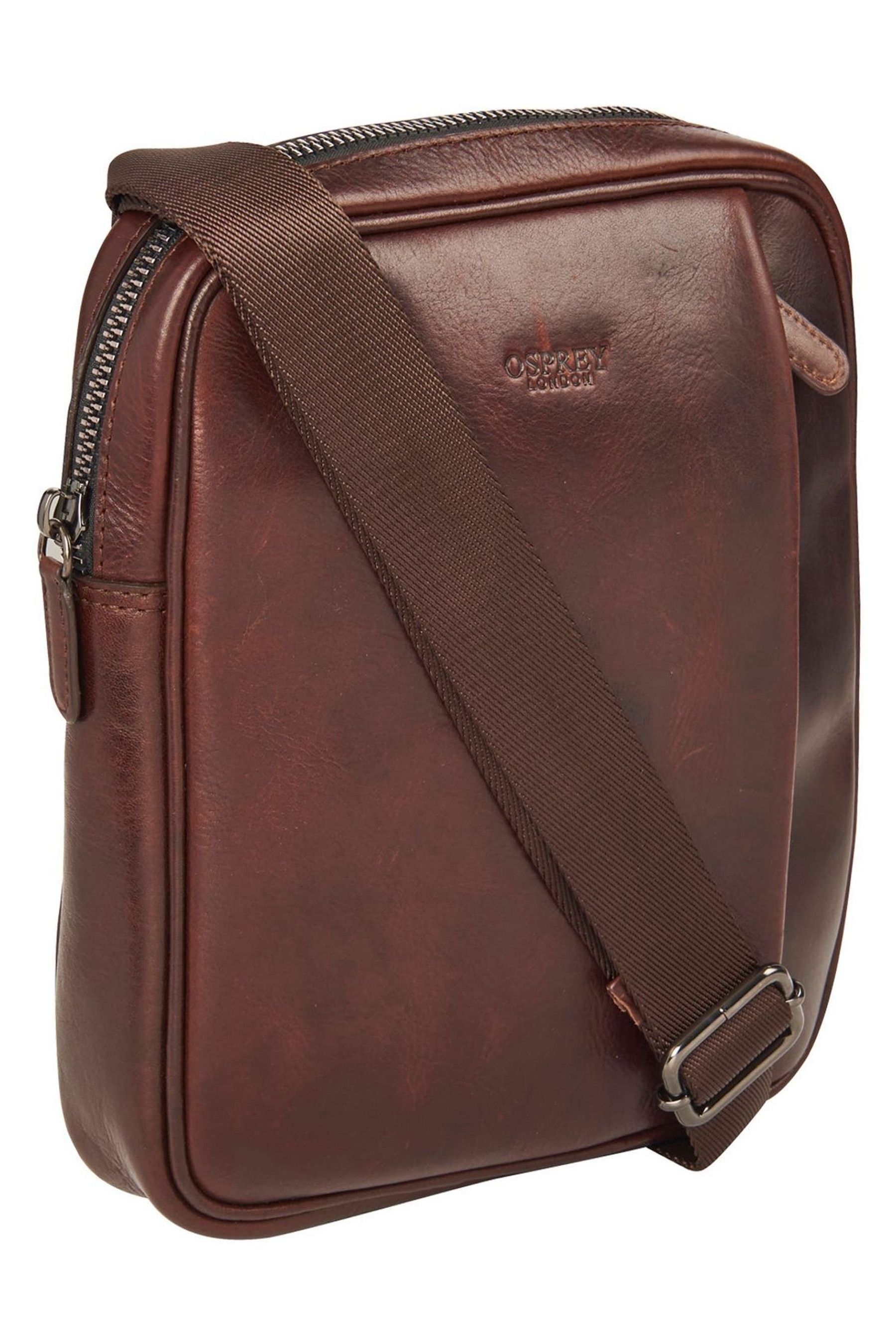 Osprey leather messenger bag on sale