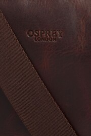 OSPREY LONDON Carter Saddle Leather Small Messenger Bag - Image 5 of 6