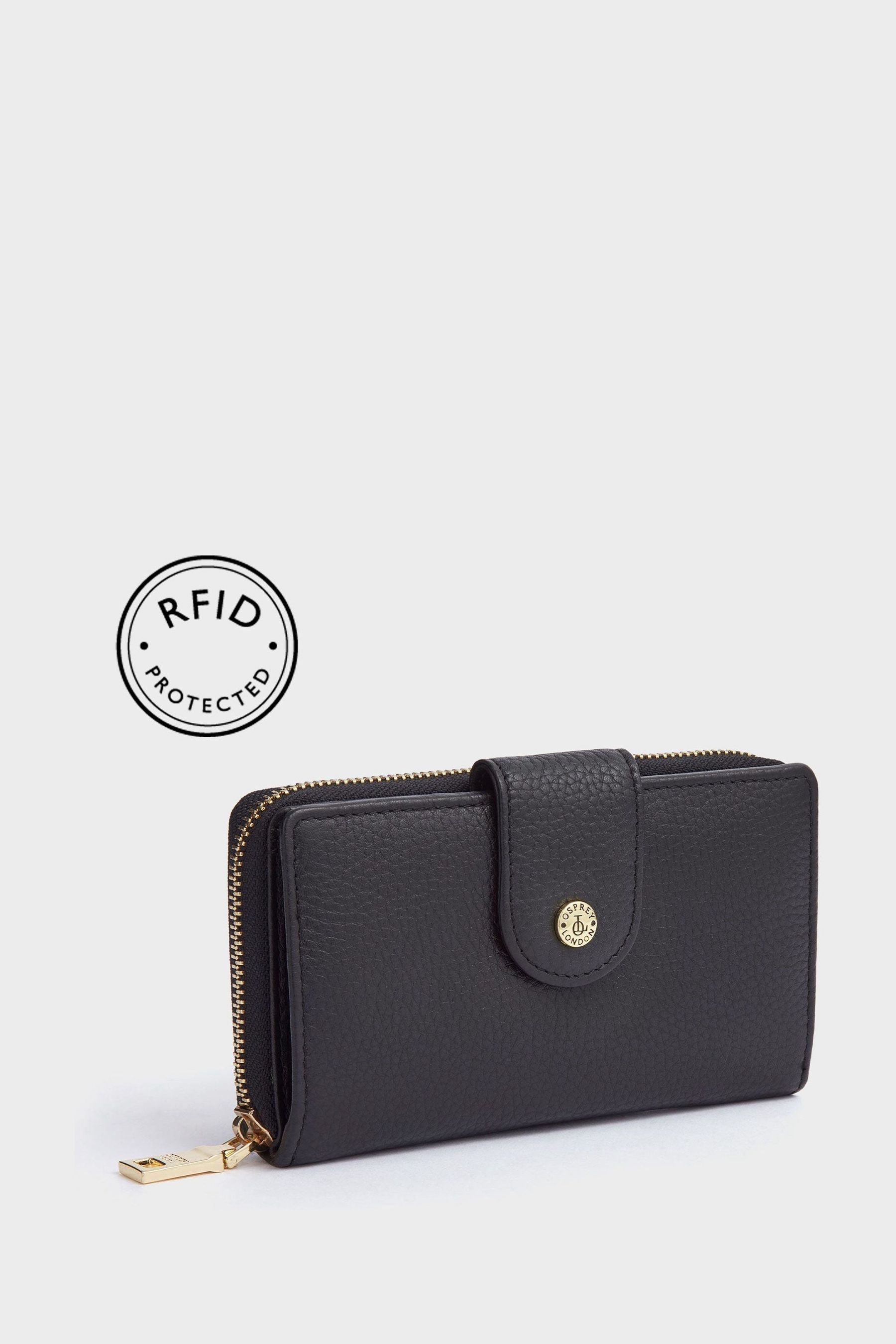 Buy OSPREY LONDON Carla Leather Zip Around Purse from Next Gibraltar