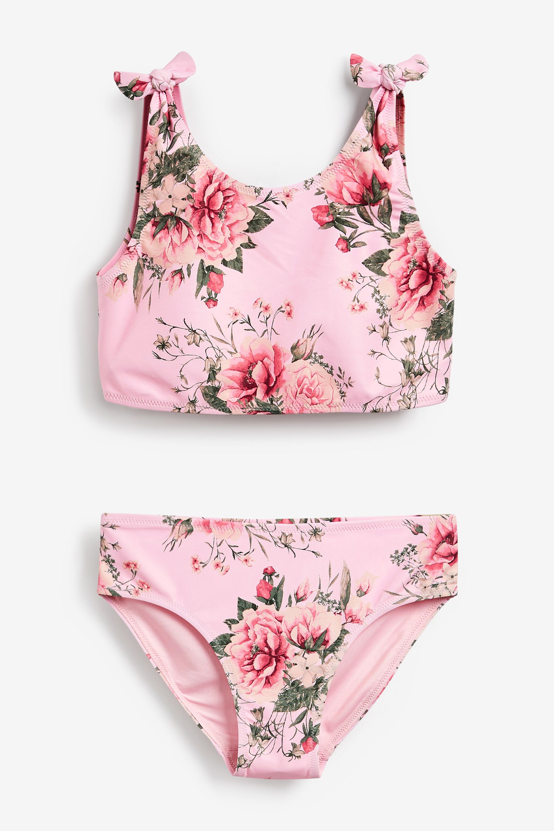 Buy Pink Tie Shoulder Bikini 3 16yrs from Next Latvia