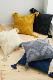 Pineapple Elephant Yellow Imani Tufted Cushion - Image 4 of 4