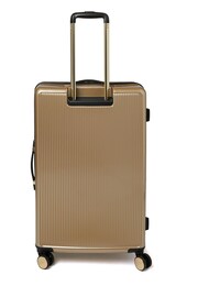 Dune London Gold Olive Large Suitcase - Image 2 of 5